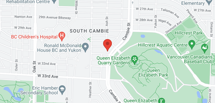 map of 306 4685 CAMBIE STREET